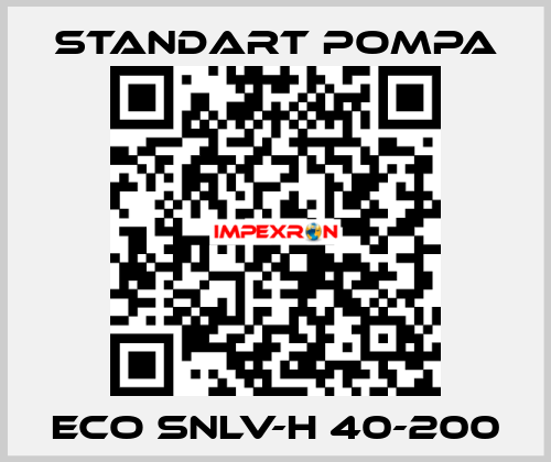 ECO SNLV-H 40-200 STANDART POMPA