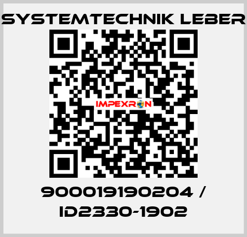 900019190204 / ID2330-1902 Systemtechnik LEBER