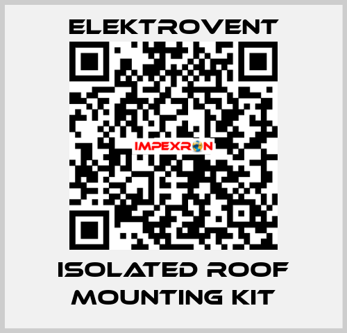 Isolated roof mounting kit ELEKTROVENT