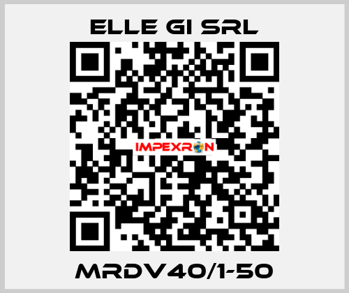 MRDV40/1-50 ELLE GI SRL