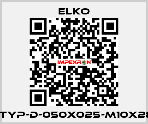 GP-DZ-TYP-D-050X025-M10X28-NR57 Elko