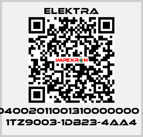 04002011001310000000 / 1TZ9003-1DB23-4AA4 ELEKTRA
