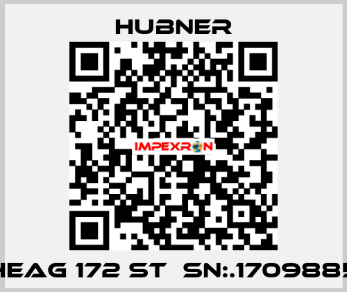 HEAG 172 st  SN:.1709885 HUBNER