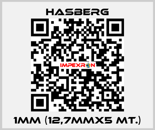 1MM (12,7MMX5 MT.) Hasberg