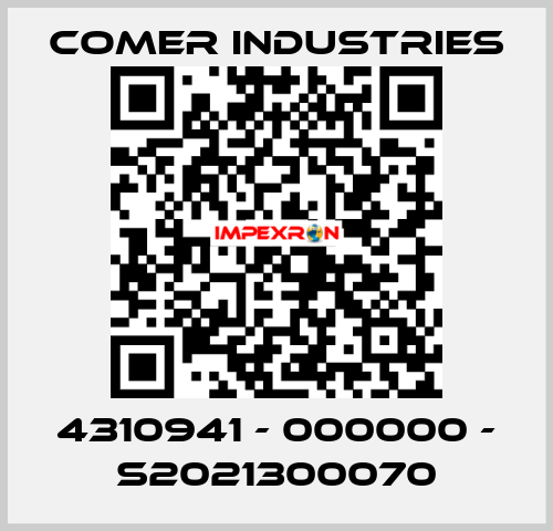 4310941 - 000000 - S2021300070 Comer Industries
