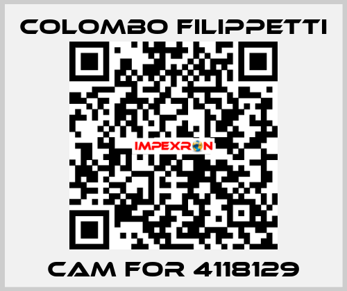 Cam for 4118129 Colombo Filippetti