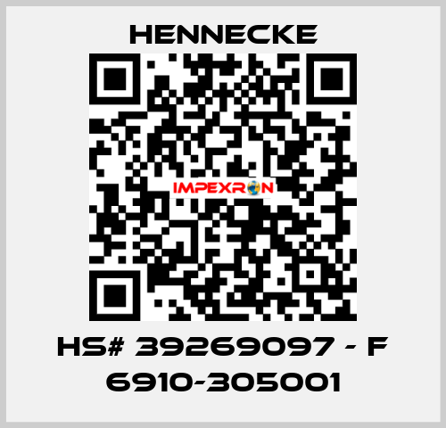 HS# 39269097 - F 6910-305001 Hennecke