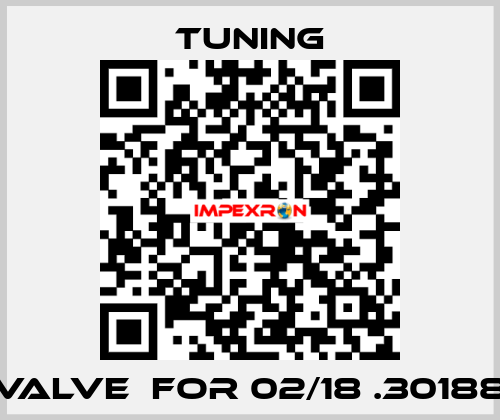 Valve  for 02/18 .30188 Tuning