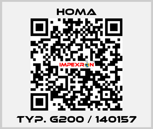 Typ. G200 / 140157 HOMA