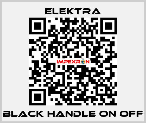BLACK HANDLE ON OFF ELEKTRA
