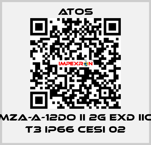 MZA-A-12DO II 2G Exd IIC T3 IP66 CESI 02 Atos