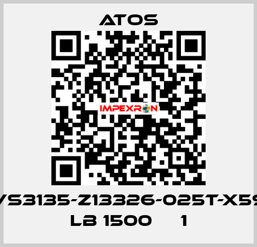 VS3135-Z13326-025T-X59 LB 1500 АС1 Atos