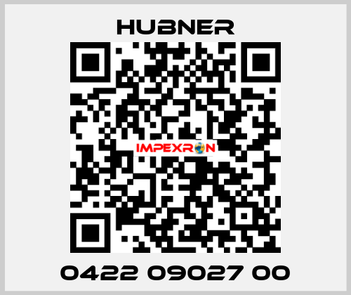 0422 09027 00 HUBNER