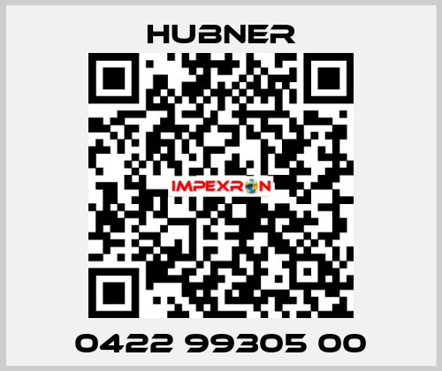 0422 99305 00 HUBNER