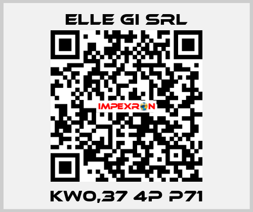 Kw0,37 4p p71 ELLE GI SRL
