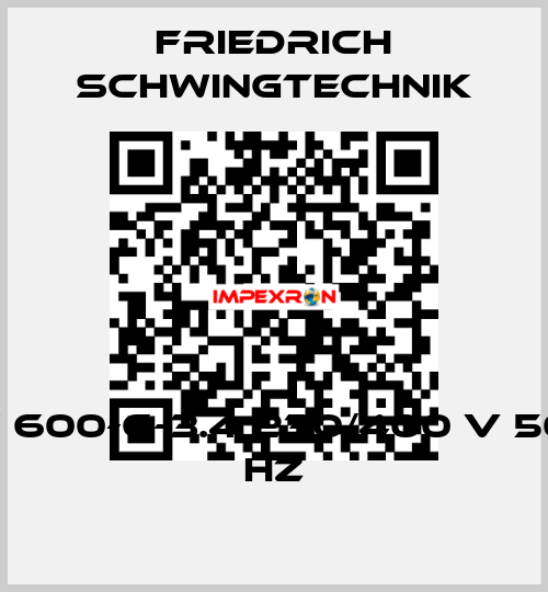 F 600-6-3.4 230/400 V 50 Hz Friedrich Schwingtechnik