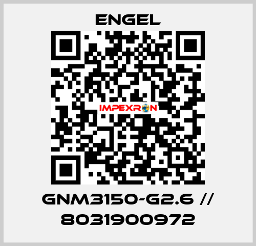 GNM3150-G2.6 // 8031900972 ENGEL