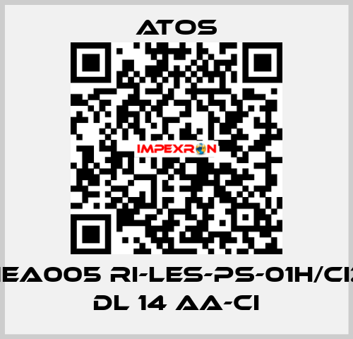 11EA005 RI-LES-PS-01H/CIZ DL 14 AA-CI Atos
