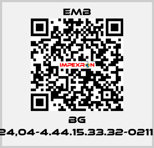 BG 24,04-4.44.15.33.32-0211  Emb