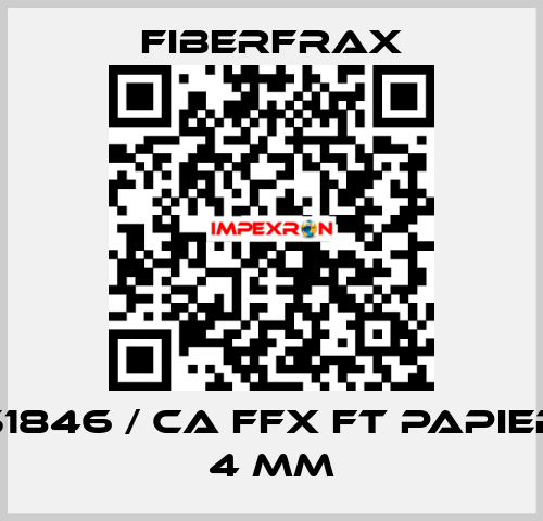 51846 / CA FFX FT PAPIER 4 MM Fiberfrax