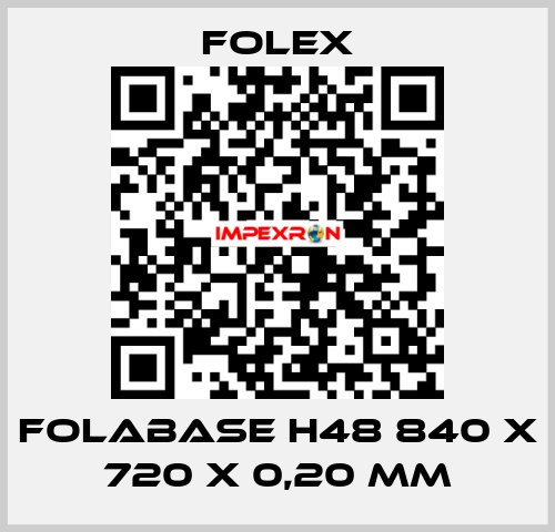 Folabase H48 840 x 720 x 0,20 mm Folex