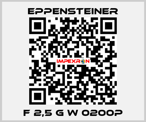 F 2,5 G W 0200P Eppensteiner