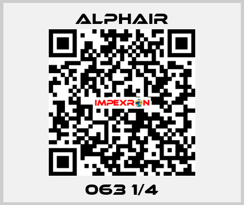 063 1/4 Alphair
