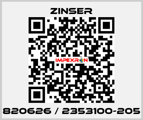 820626 / 2353100-205 Zinser