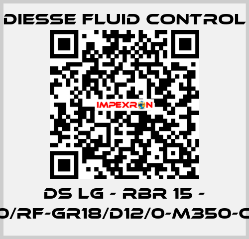 DS LG - RBR 15 - 25/40/RF-GR18/D12/0-M350-CS/CS DIESSE Fluid Control