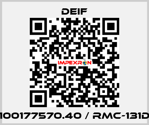 100177570.40 / RMC-131D Deif
