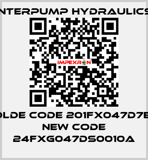 olde code 201FX047D7E/ new code 24FXG047DS0010A Interpump hydraulics