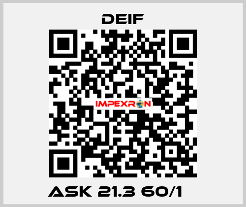 ASK 21.3 60/1 А Deif