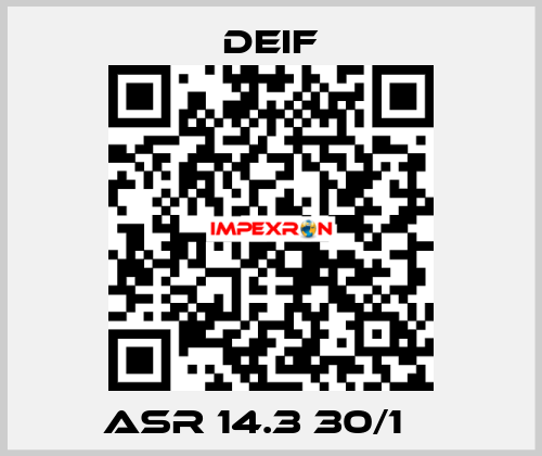 ASR 14.3 30/1 А Deif