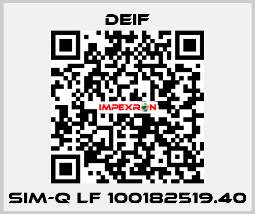 SIM-Q LF 100182519.40 Deif