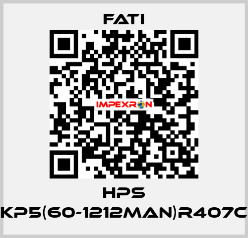 HPS KP5(60-1212MAN)R407C FATI