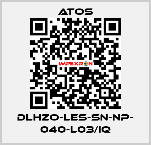 DLHZO-LES-SN-NP- 040-L03/IQ Atos
