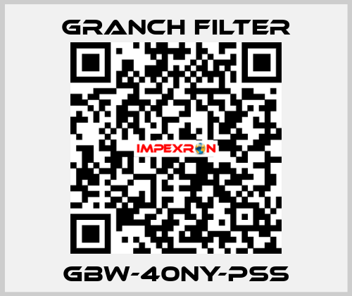 GBW-40NY-PSS GRANCH FILTER