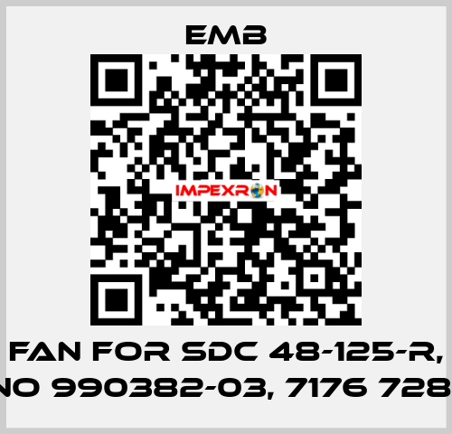 fan for SDC 48-125-R, no 990382-03, 7176 7281 Emb