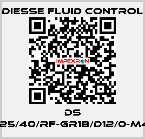 DS LG-RBR17-25/40/RF-GR18/D12/0-M425-CS/CS DIESSE Fluid Control