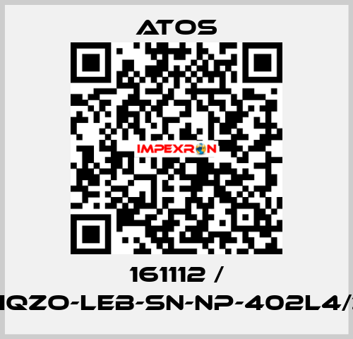 161112 / LIQZO-LEB-SN-NP-402L4/Z Atos