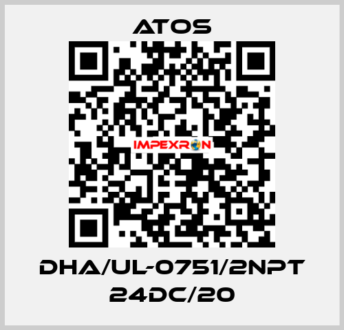 DHA/UL-0751/2NPT 24DC/20 Atos