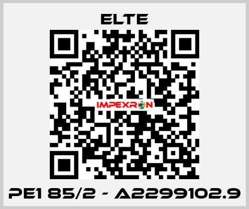 PE1 85/2 - A2299102.9 Elte