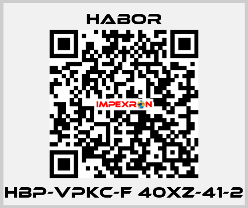 HBP-VPKC-F 40XZ-41-2 Habor
