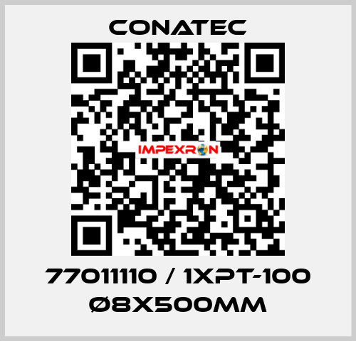 77011110 / 1xPt-100 Ø8x500mm Conatec