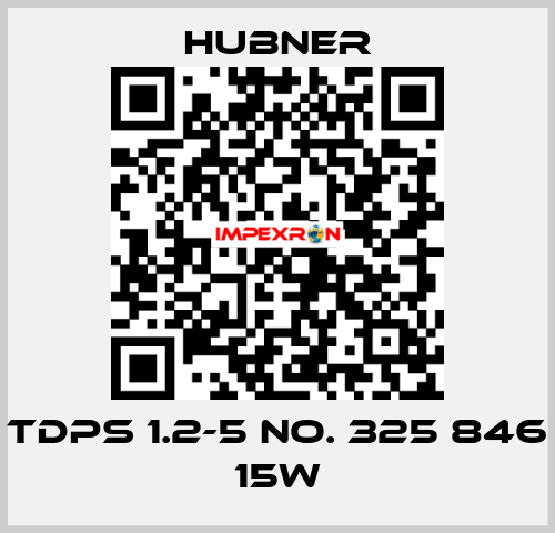 TDPS 1.2-5 No. 325 846 15W HUBNER