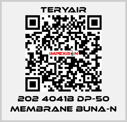 202 4041B DP-50 Membrane Buna-N TERYAIR