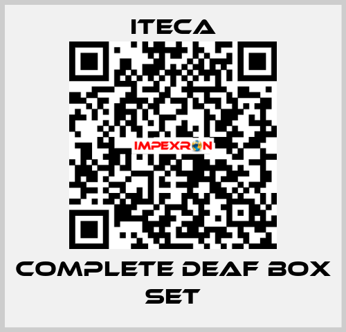 complete deaf box set iteca