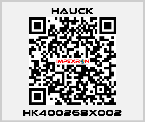 HK400268X002 HAUCK