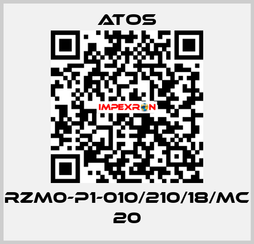 RZM0-P1-010/210/18/MC 20 Atos