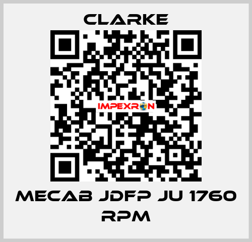 MECAB JDFP JU 1760 RPM Clarke